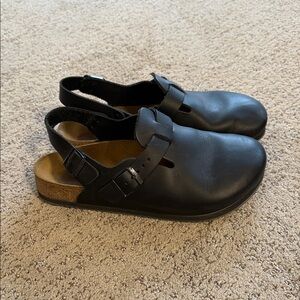 Tokio oiled leather Birkenstock clogs
